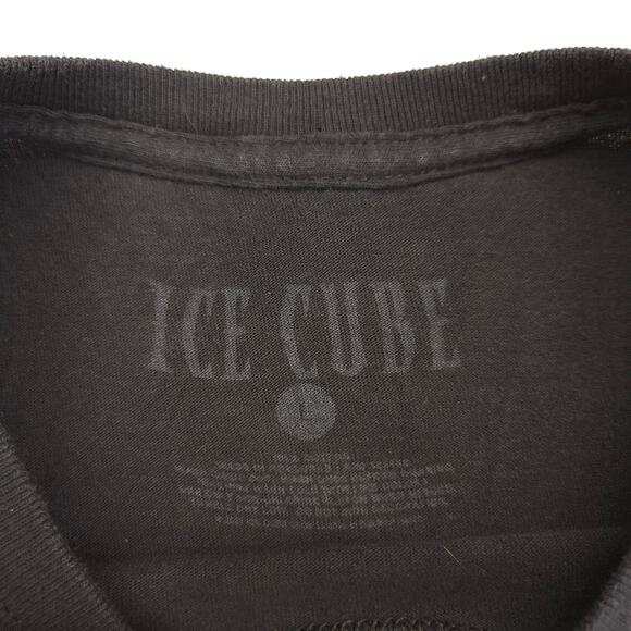 Ice Cube Rap Short Sleeve Graphic T-Shirt Adult Mens Size Large L Black - Picture 3 of 9